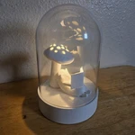 Ikea 2018 Strala Mushroom Hedgehog Domed Cloche Night Light Lamp. Fixed Price $24.00.