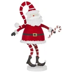 17.25" Santa With Candy Cane Red Whimsical Merry Fun Christmas Raz 4227106 New. Fixed Price $79.95.