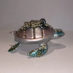Pottery Barn Mercury Glass Christmas Ornament Ocean Beach Sea Turtle #C85. Fixed Price $22.98.
