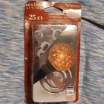 Holiday Living Light Holders Clear Plastic Suction 25CT Model 0785170. Fixed Price $14.99.