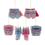 Kurt Adler Cowgirl Vest, Shorts, Boots With Fringe Ornament Set D4698 Honky Tonk. Fixed Price $52.00.