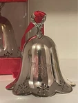 28TH Annual 2007 Towle Sterling Silver Plated Christmas Bell Limited Edition. Fixed Price $14.99.