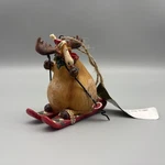 Woodlands Michaels Moose Skier Christmas Ornament Resin Figurine Holiday Decor. Fixed Price $7.99.