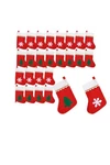 30 Felt Christmas Stockings Bulk Hanging Ornaments Mini Sock Non Woven Fabric. Fixed Price $25.95.