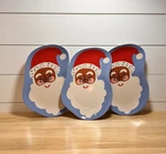Wondershop Malamine Christmas Tray Platter Figural Santa Target 2022 Set Of 3. Fixed Price $21.00.