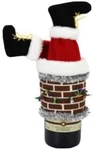 Christmas Nicholas Square Santa The Chimney Wine Bottle Dressing Cover Nwt. Fixed Price $19.99.