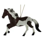 Galloping Brown/white Horse Ornament. Fixed Price $10.99.