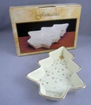 Formalities Baum Brothers Porcelain Christmas Tree Candy Dish FIGH17A Ivory Gold. Fixed Price $11.59.