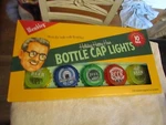 Wembley Holiday Happy Hour Bottle Cap Lights Colorful Strand 10 Nib. Fixed Price $6.99.