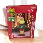 Gemmy 5.5' The Grinch Holding Christmas Wreath Airblown Inflatable 2021. Fixed Price $28.88.