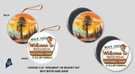 Sequoia National Park Ornament / Magnet Set - California Vacation Gift Nps Ii. Fixed Price $8.99.