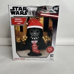Darth Vader Star Wars Airblown Inflatable Disney Light 5FT Decor Christmas Gemmy. Fixed Price $82.99.
