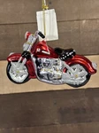 Living Quarters Hand Blown Glass Motorcycle Christmas Ornament. Fixed Price $11.99.