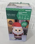 Holiday Living 3.5-FT Lighted Santa Christmas Inflatable New. Fixed Price $17.99.