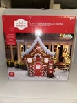 8.5 Ft Gingerbread House Airblown Lighted Yard Inflatable. Fixed Price $89.99.