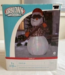 Nib Gemmy Airblown Inflatable Hunting Hunter Snowman Camo Vest 7 Feet Tall New. Fixed Price $89.00.