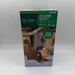 Holiday Living 2.5' Playful Dog Air Blown Inflatable Lighted Led Christmas Decor. Fixed Price $19.99.