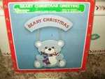 Christmas Around The World Beary Greeting Wooden Plaque. Fixed Price $17.99.