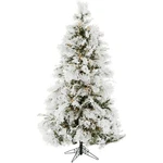 Fraser Hill Farm 4.0-FOOT Pre-lit Snowy Pine Flocked Slim Christmas Tree, War.... Fixed Price $141.56.