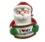 Santa Claus "i Love My Daughter" Light Up Ornament Spoontiques New.. Fixed Price $7.27.
