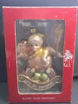Holiday Baby First Christmas Blown Glass Ornament On Rocking Horse Nib. Fixed Price $24.95.