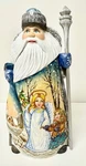 Alkota Russian Genuine Wooden Collectible Santa "my Guardian Angel", 9.5"H. Fixed Price $235.00.