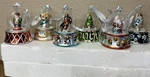 (6) Mr. Christmas Animated Set Musical Glass Ornaments Santa Tree Snowman Vtg. Fixed Price $75.96.