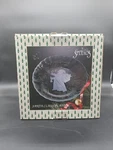 Crystal Clear Studios Style #312/156 Santa Claus 13 Inch Glass Platter. Fixed Price $28.00.