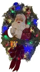 Thomas Kinkade Most Enchanted Christmas Illuminated Santa Wreath 24'' Bradford. Fixed Price $69.99.