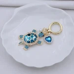 Glam Sea Turtle Shaped Keychain Ring Purse Handbag Car Charm Backpack. Fixed Price $17.05.