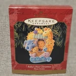 Hallmark Baby First Christmas Holiday Ornament Noah's Animals 1999. Fixed Price $15.29.