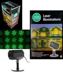Laser Illuminations Snowflake House Projection Light -green-projector W/timer. Fixed Price $14.97.
