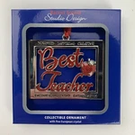 Best Teacher Christmas 3" Ornament Regent Square Studio Design New. Fixed Price $6.99.