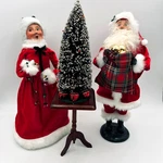 Byers Choice Carolers Santa Mrs Claus Christmas Lights Table Tree Decorate 2013. Fixed Price $124.98.
