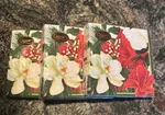 Caspari Christmas Napkins 3PKS Ply Holiday Floral Design Elegant Party Decor. Fixed Price $23.99.