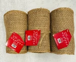 Set Of 3 Burlap Edged Ribbon 5.5" X 15" Wreath Bow Holiday Farmhouse Home Decor. Fixed Price $15.99.