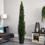7 Topiary Cedar Pine Artificial Tree Home Decor Uv Indoor/outdoor. Retail $380. Fixed Price $139.00.