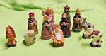 Giftco Inc. Polystone Nativity Scene Christmas Set 11 Pieces Mini Figures. Fixed Price $15.00.