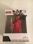 Hallmark Disney Star Wars The Last Jedi Red Praetorian Guard Christmas Ornament. Fixed Price $13.49.