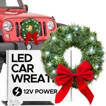 Tactik 11-INCH Pre-lit Led Lighted Christmas Wreath For Car, Truck Suv Used. Fixed Price $19.99.