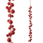 Raz Imports - 4' Red Plastic Christmas Ball Garland. Fixed Price $44.99.