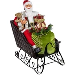 Northlight 4' Deluxe Animated Musical Santa In Jeweled Sleigh Christmas Decor. Fixed Price $910.49.