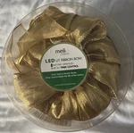 Meilo Creation Gold Led Lit Ribbon Bow Battery Operated Lights Holiday. Fixed Price $18.00.