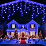 Jdgjyds 66FT 640 Led Blue Outdoor Christmas String Lights W/timer & 8 Modes. Fixed Price $32.67.
