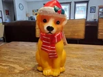 *new* Holiday Time Puppy Dog Blow Mold 11" Inch Tabletop Christmas Light Nwt!. Fixed Price $21.95.