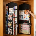 Christmas Wrapping Paper Organizer Storage, Hanging Gift Bag Organize.... Fixed Price $30.65.