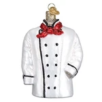 Old World Christmas Chefs Coat Glass Tree Ornament 32311 Free Box Cooking New. Fixed Price $15.98.