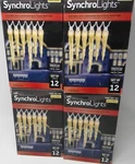 4 Boxes Gemmy Led Classic White Synchrolights Set Of 12 Icicles Christmas. Fixed Price $115.00.