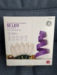 Ge Staybright 50-COUNT 24.5-FT Random Sparkle Warm White C9 Led Christmas Lights. Fixed Price $22.99.