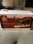 Home Accents Holiday Canterbury Lane Horse Drawn Carriage For Christmas In Box. Fixed Price $8.00.